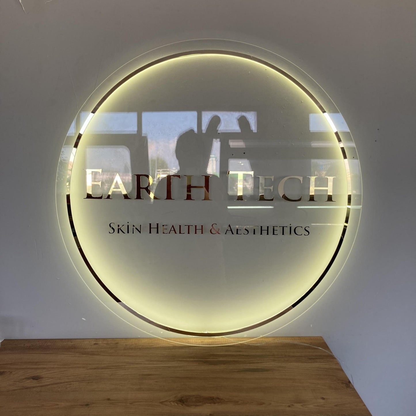 Custom 3D Business Logo Sign, Backlit Acrylic Sign, Personalized Business Name Sign, Salon Wall Decor, Office Sign, Storefront Sign
