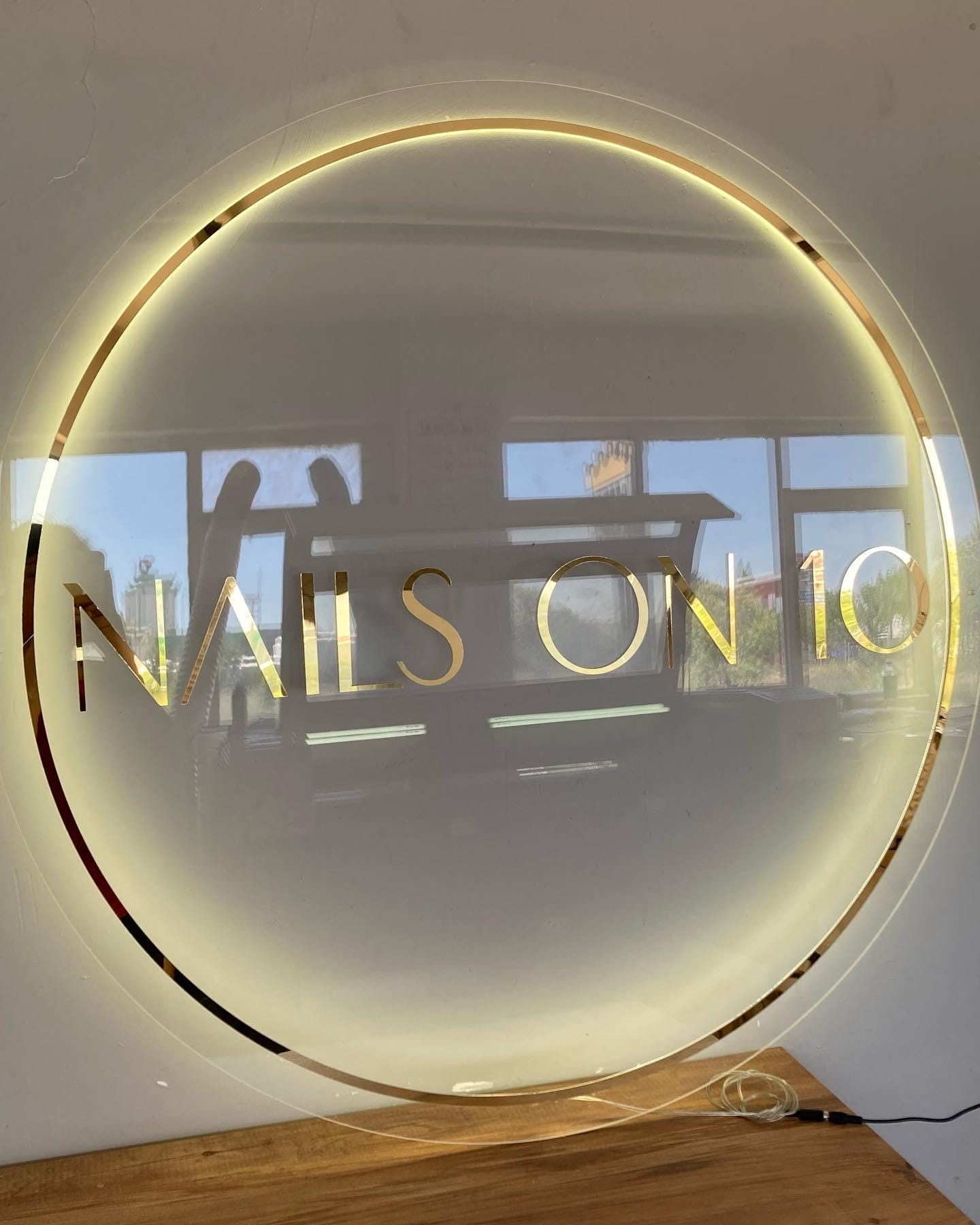 Custom Business Logo Sign, Backlit Acrylic Sign, Personalized Business Name Sign, Salon Wall Decor, Office Sign, Storefront Sign