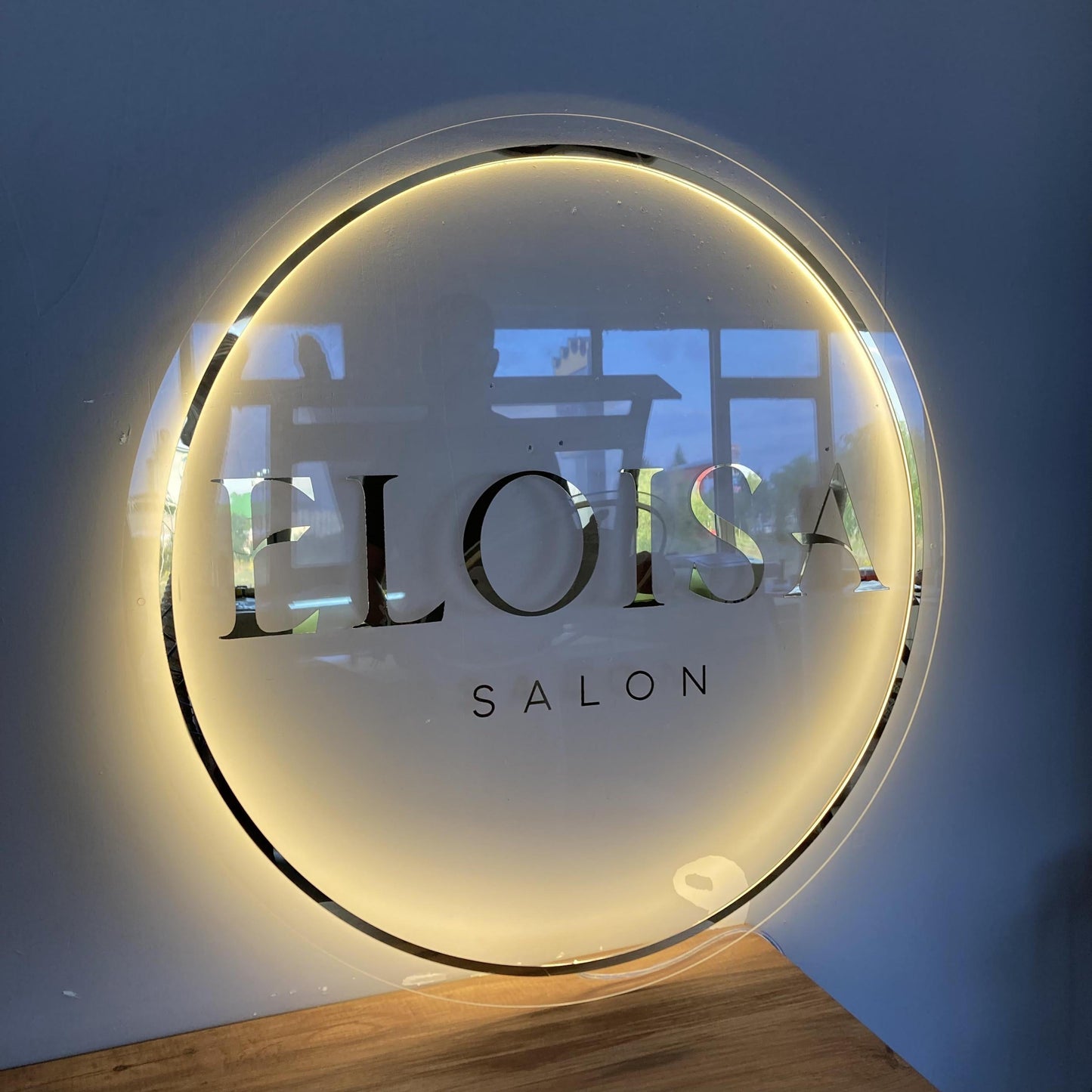 Custom Logo Sign, Business Custom 3D Backlit Acrylic Sign, Personalized Business Name Sign, Salon Wall Decor, Office Sign, Storefront Sign