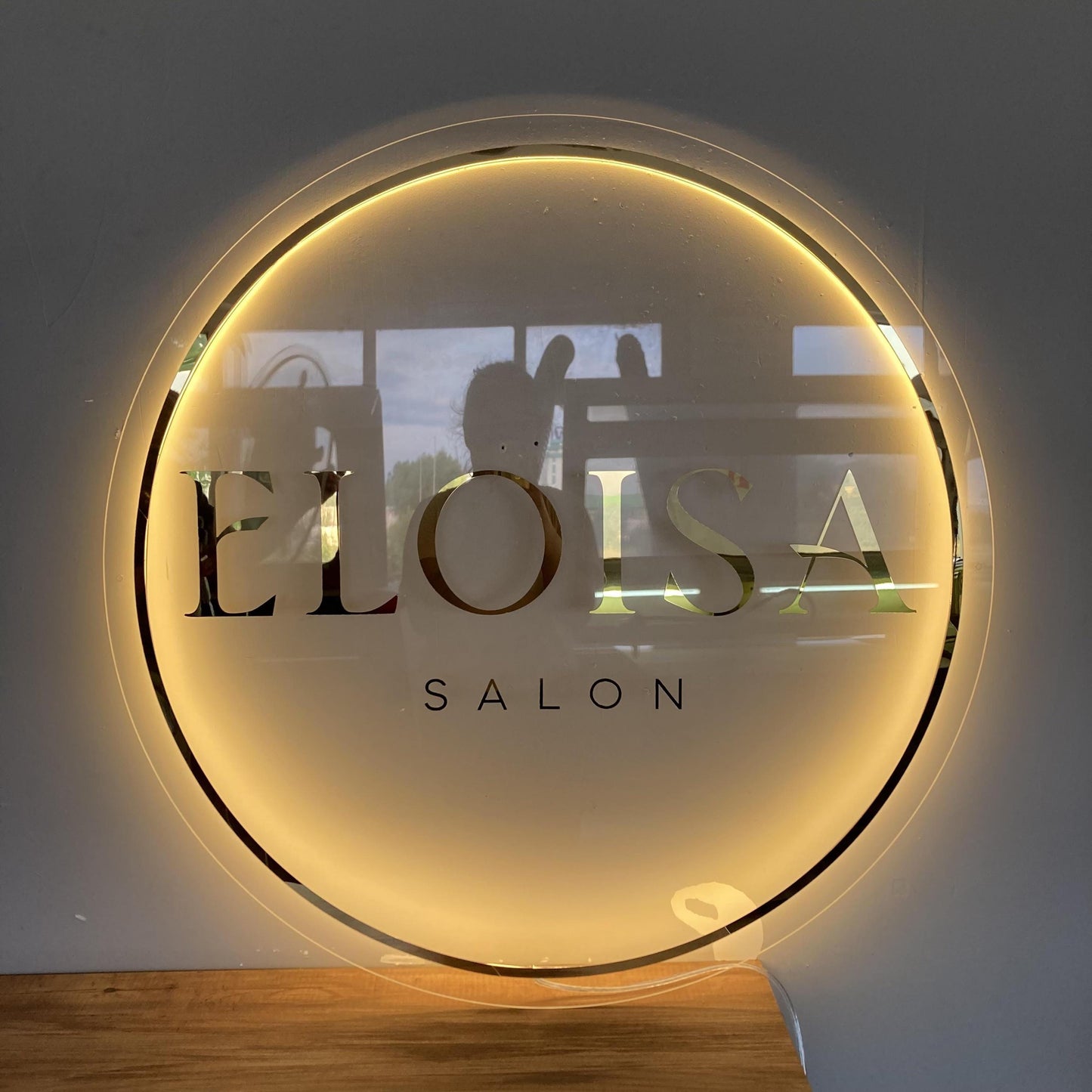 Custom Logo Sign, Business Custom 3D Backlit Acrylic Sign, Personalized Business Name Sign, Salon Wall Decor, Office Sign, Storefront Sign