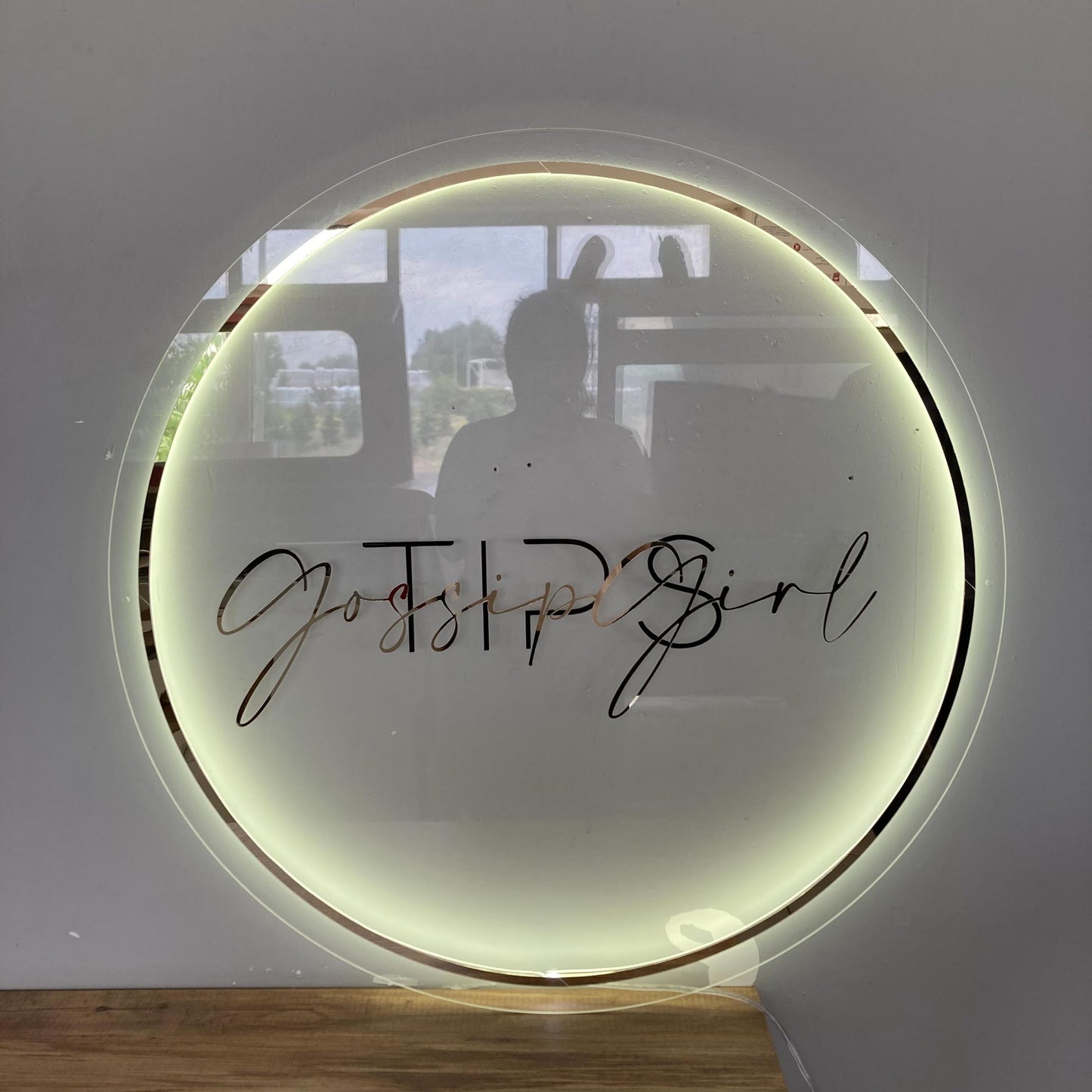 Custom Logo Sign, Business Custom 3D Backlit Acrylic Sign, Personalized Business Name Sign, Salon Wall Decor, Office Sign, Storefront Sign