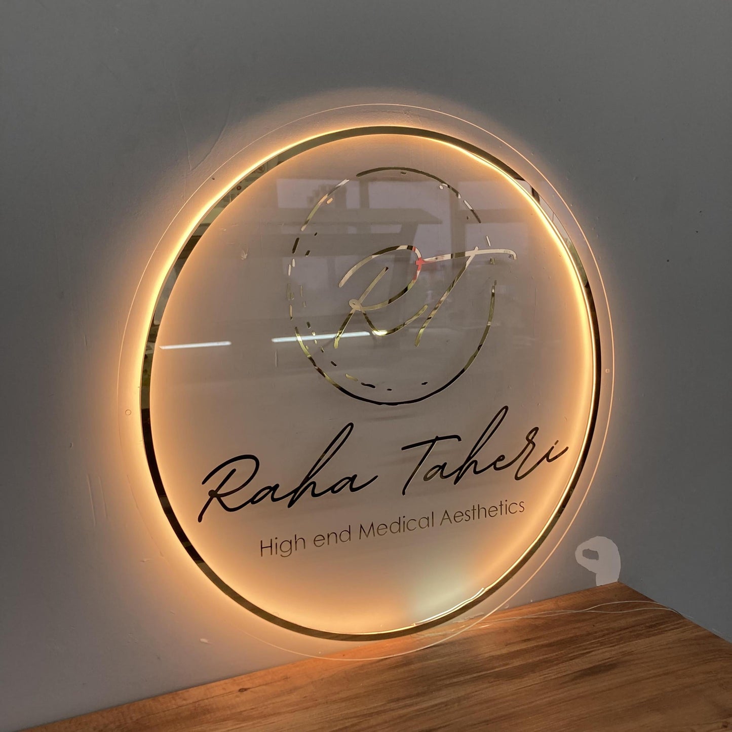 Custom Logo Sign, Business Custom 3D Backlit Acrylic Sign, Personalized Business Name Sign, Salon Wall Decor, Office Sign, Storefront Sign