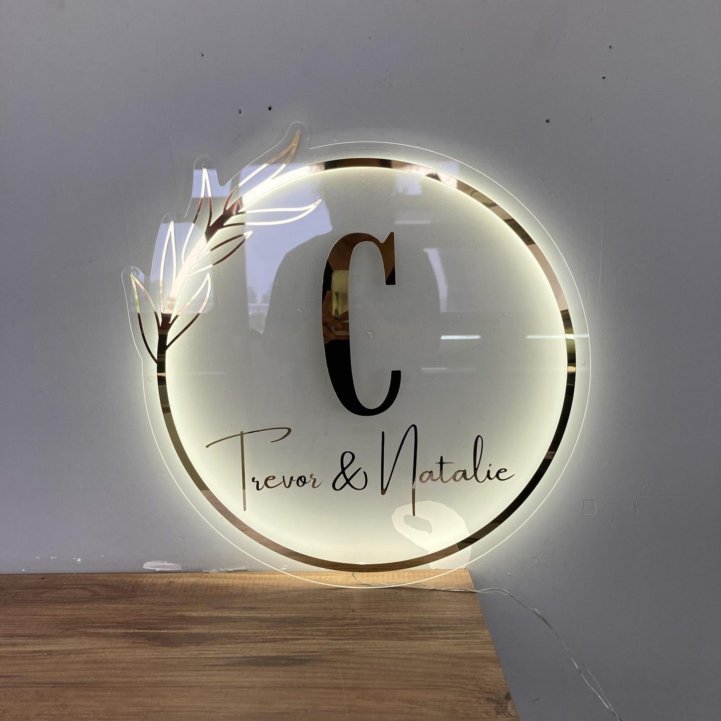 Custom Logo Sign, Business Custom 3D Backlit Acrylic Sign, Personalized Business Name Sign, Salon Wall Decor, Office Sign, Storefront Sign