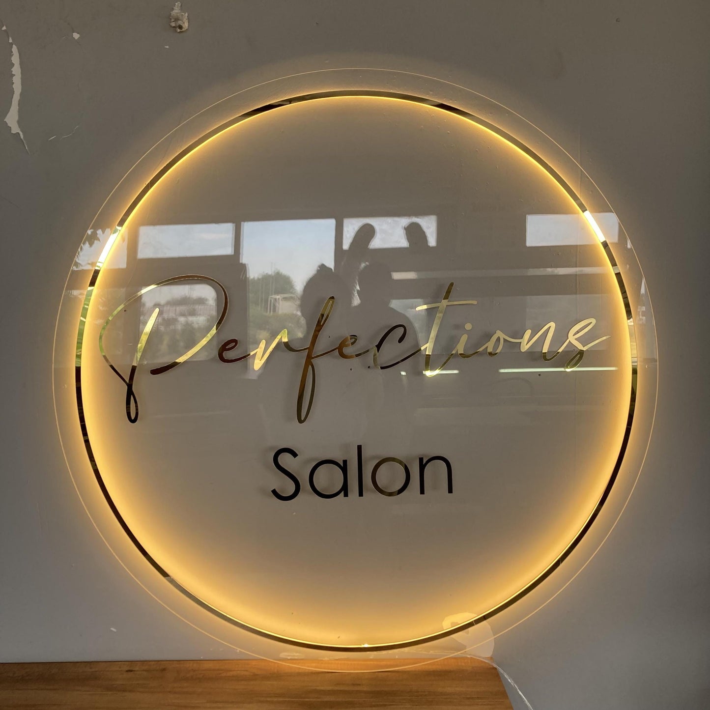 Custom Logo Sign, Business Custom 3D Backlit Acrylic Sign, Personalized Business Name Sign, Salon Wall Decor, Office Sign, Storefront Sign