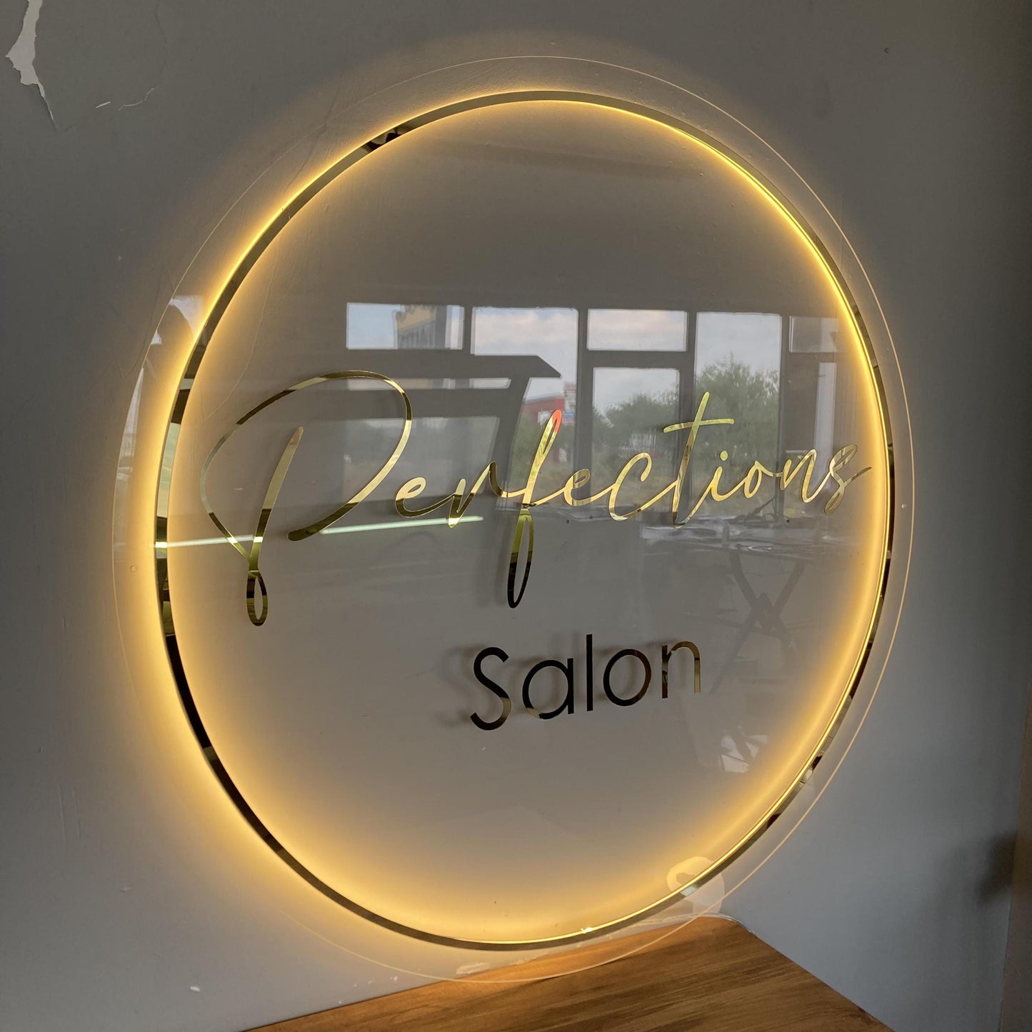 Custom Logo Sign, Business Custom 3D Backlit Acrylic Sign, Personalized Business Name Sign, Salon Wall Decor, Office Sign, Storefront Sign