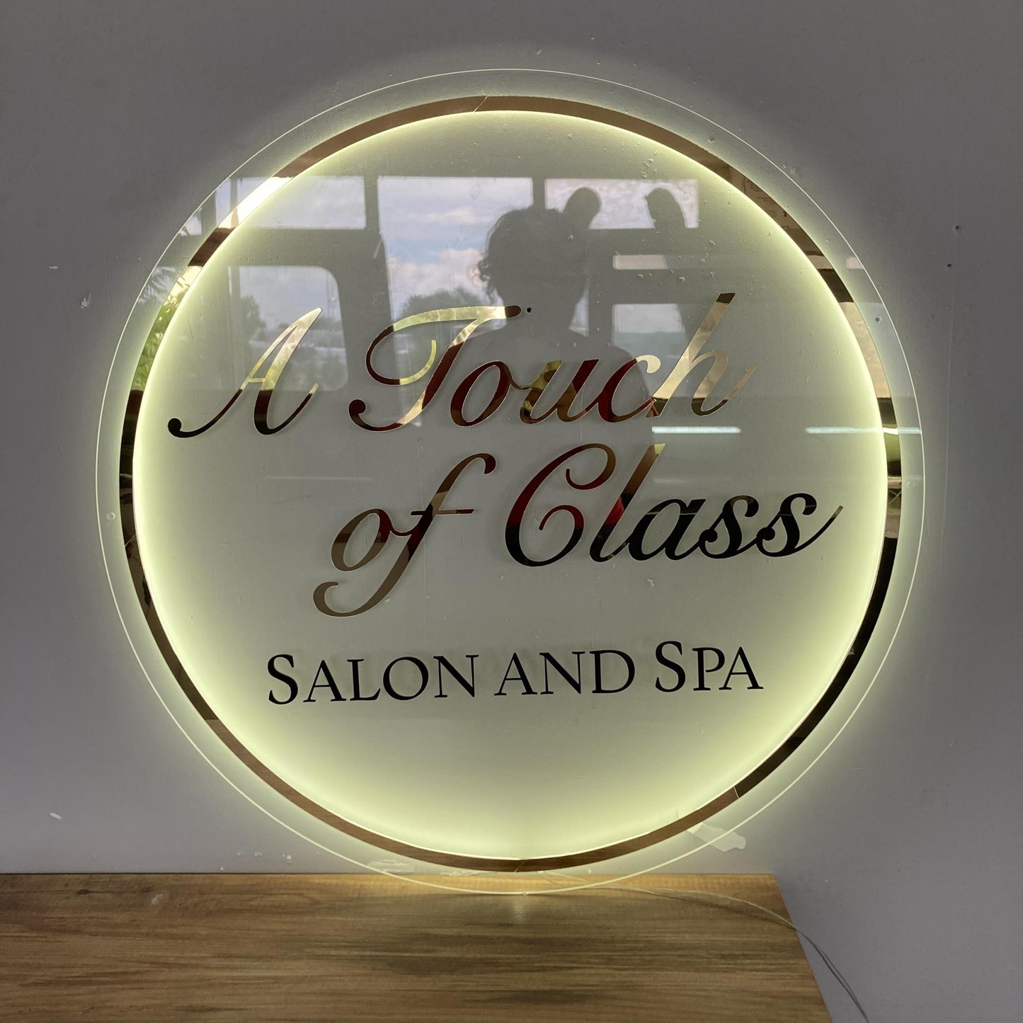 Custom Logo Sign, Business Custom 3D Backlit Acrylic Sign, Personalized Business Name Sign, Salon Wall Decor, Office Sign, Storefront Sign