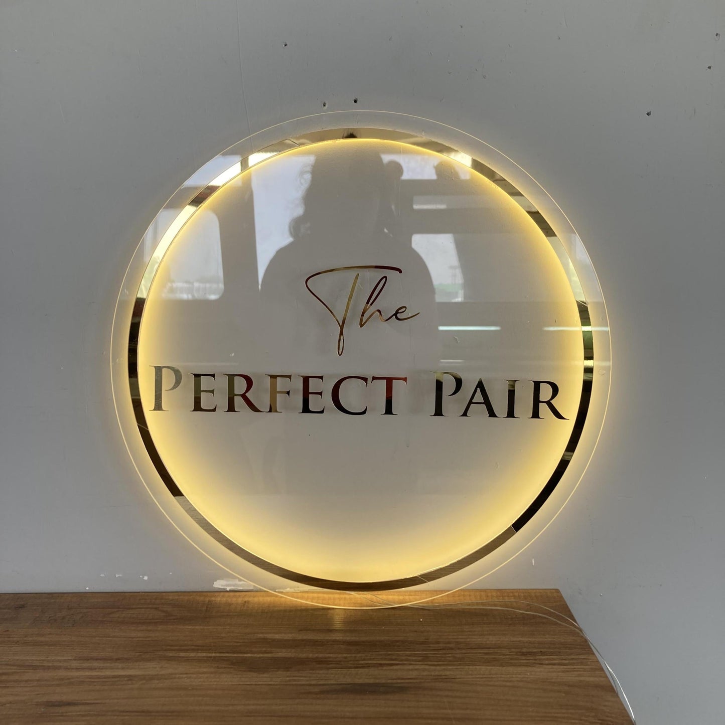 Custom Logo Sign, Business Custom 3D Backlit Acrylic Sign, Personalized Business Name Sign, Salon Wall Decor, Office Sign, Storefront Sign