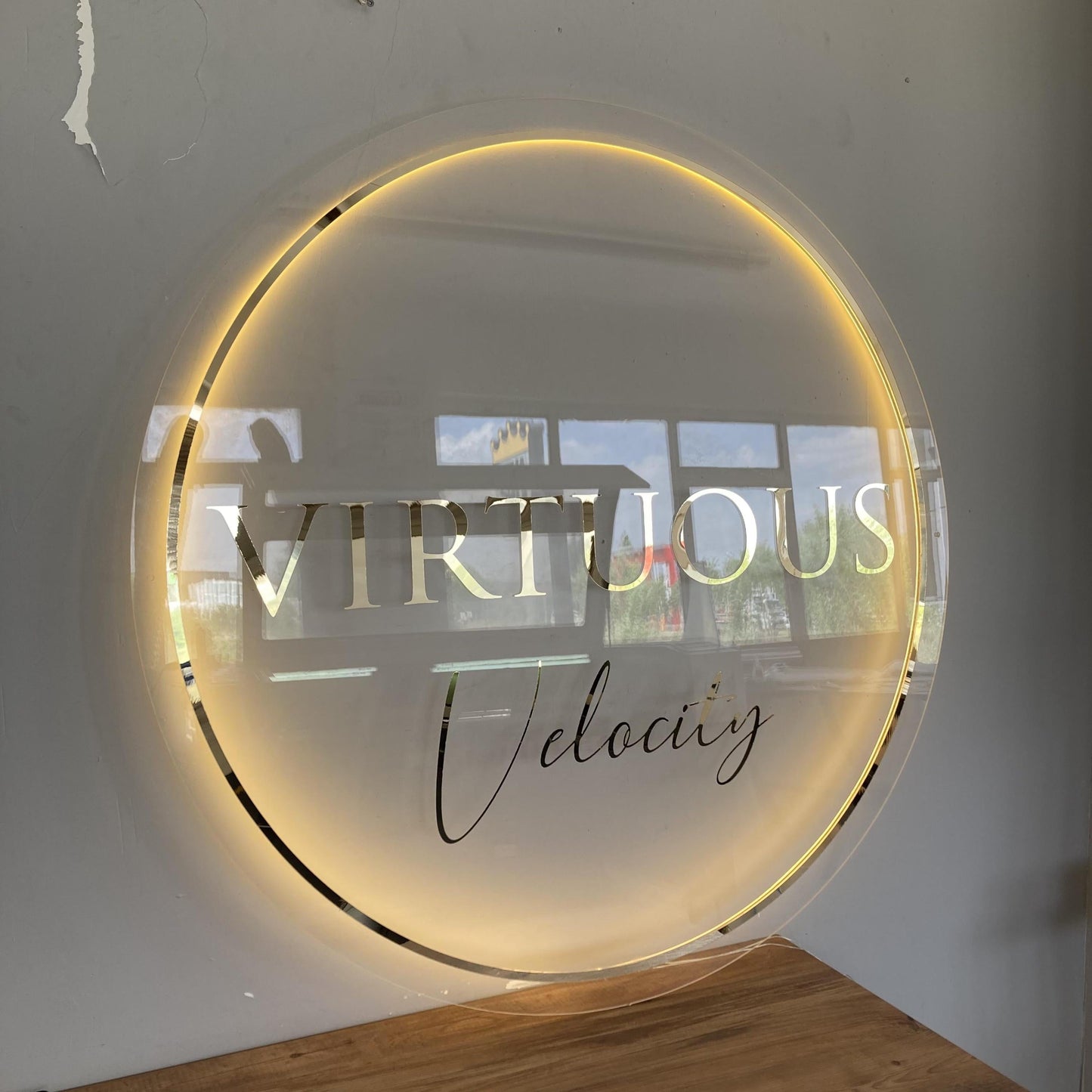 Custom Logo Sign, Business Custom 3D Backlit Acrylic Sign, Personalized Business Name Sign, Salon Wall Decor, Office Sign, Storefront Sign