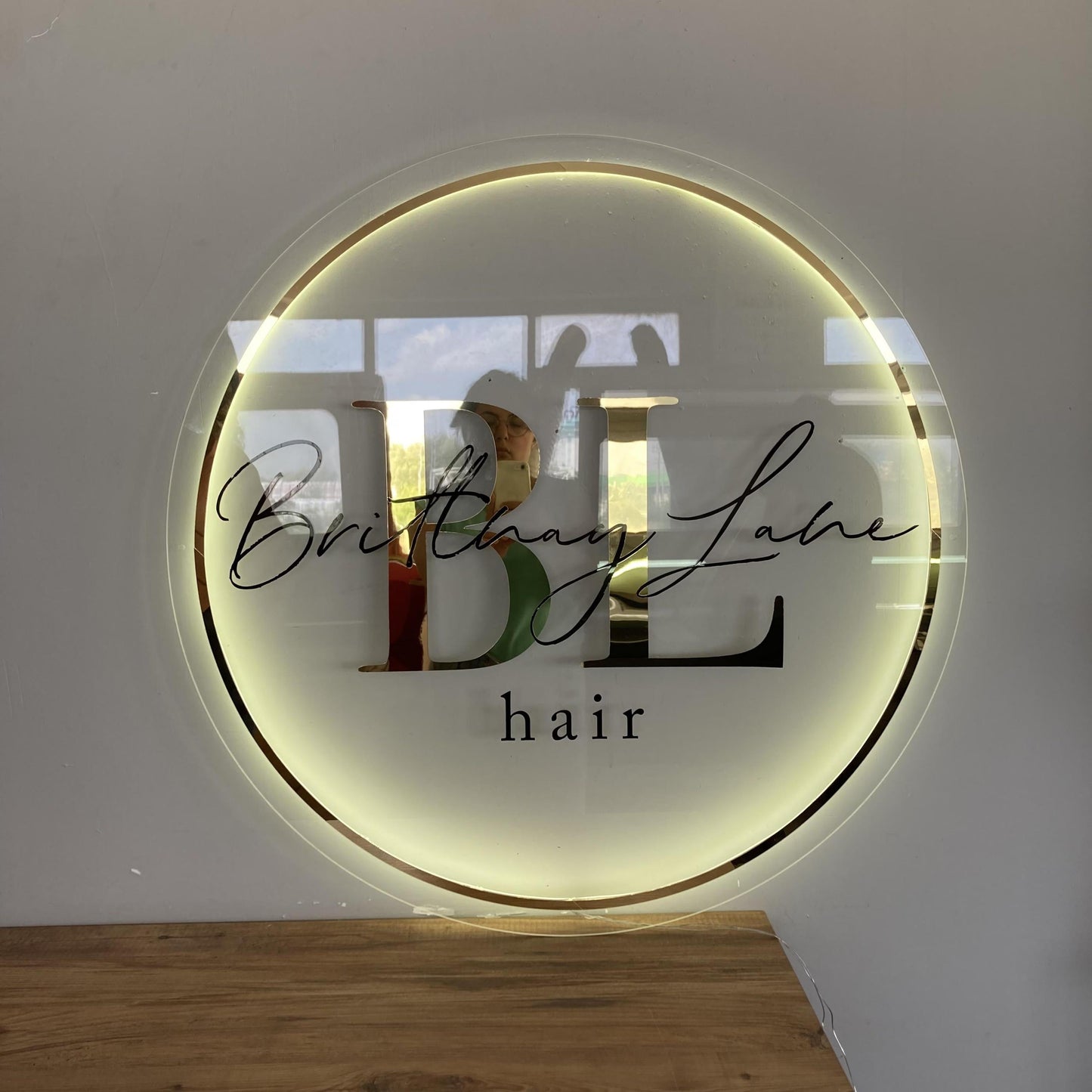 Custom Logo Sign, Business Custom 3D Backlit Acrylic Sign, Personalized Business Name Sign, Salon Wall Decor, Office Sign, Storefront Sign