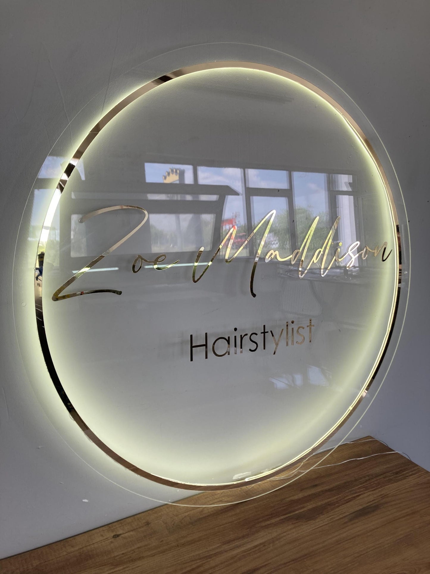 Custom Logo Sign, Business Custom 3D Backlit Acrylic Sign, Personalized Business Name Sign, Salon Wall Decor, Office Sign, Storefront Sign