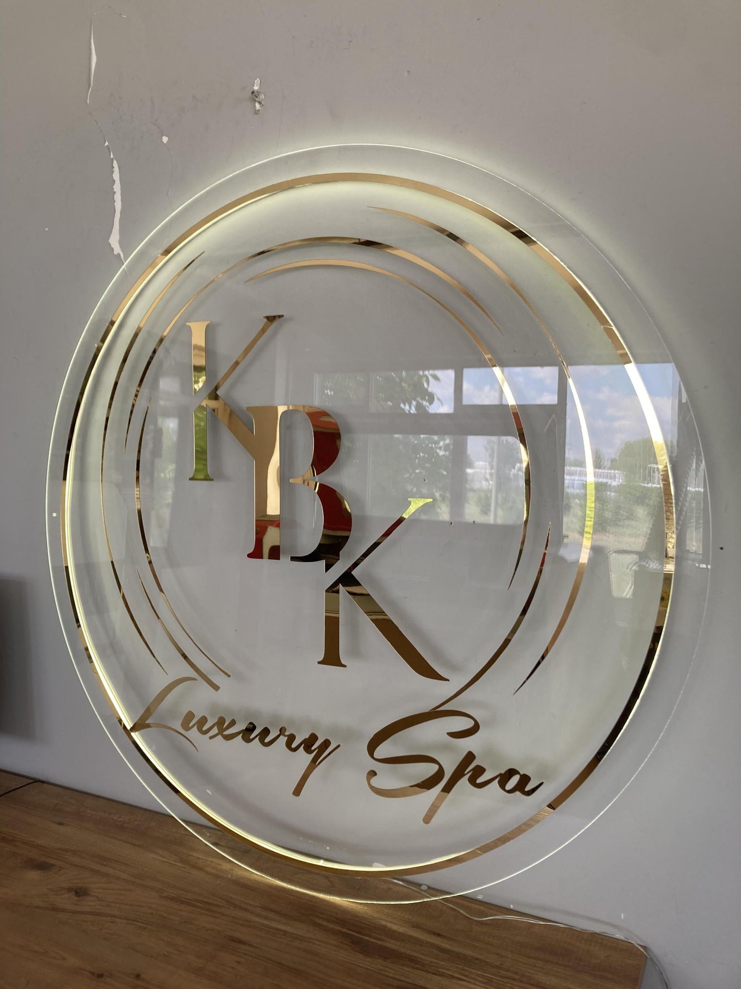 Custom Logo Sign, Business Custom 3D Backlit Acrylic Sign, Personalized Business Name Sign, Salon Wall Decor, Office Sign, Storefront Sign