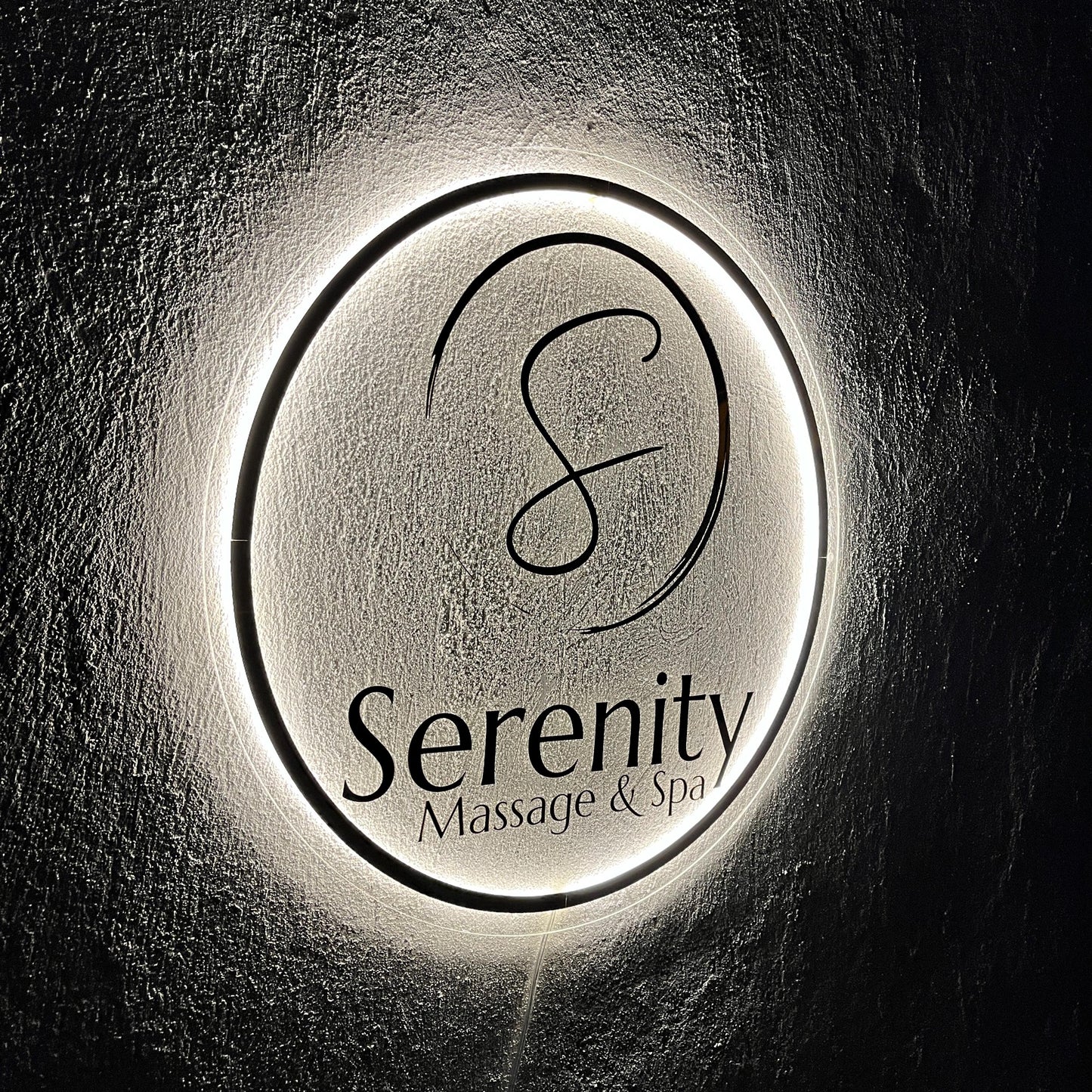 Custom 3D Business Logo Sign, Backlit Acrylic Sign, Personalized Business Name Sign, Salon Wall Decor, Office Sign, Storefront Sign