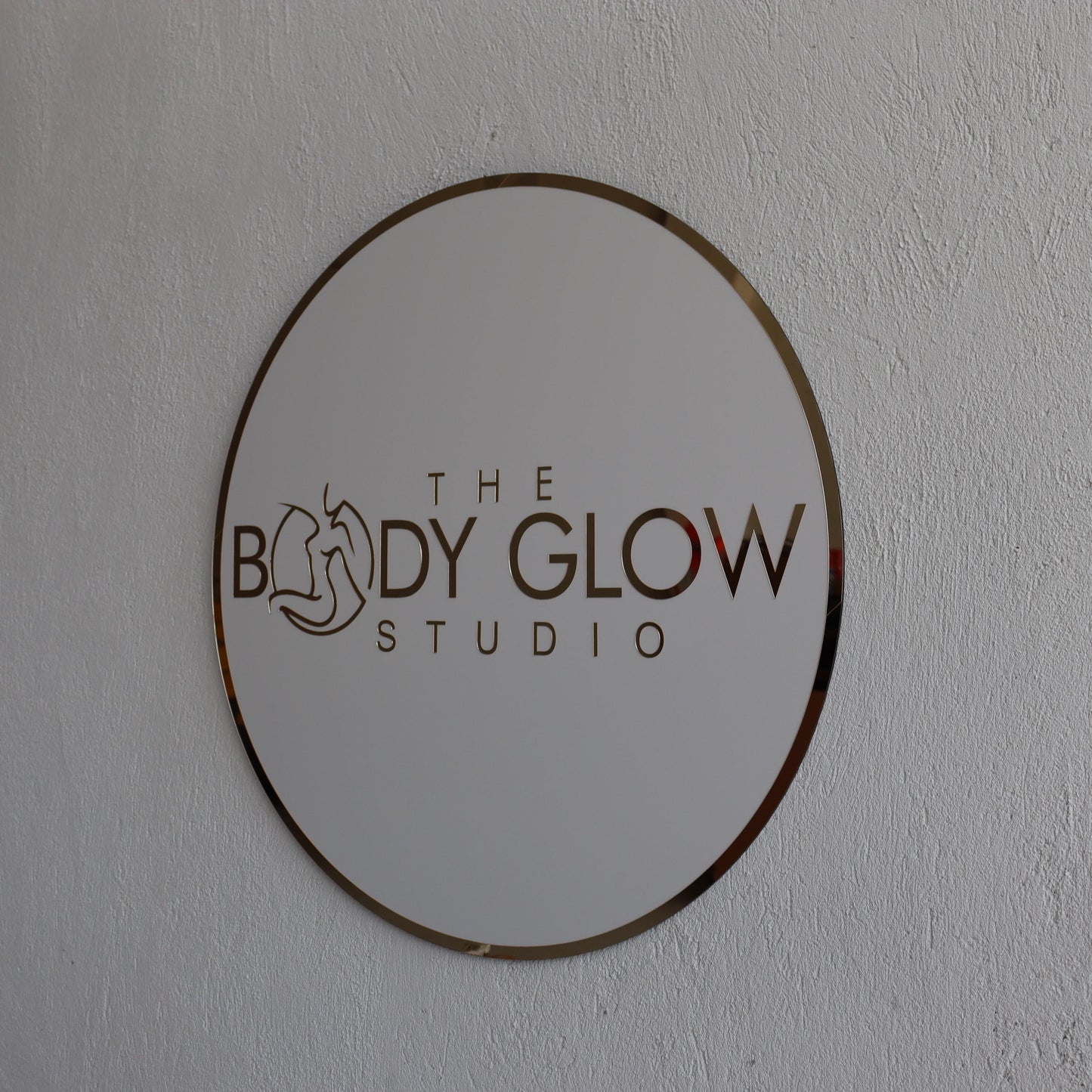 Business Mirror Logo Sign, Custom 3D Acrylic Sign, Modern Office Wall Decor, Personalized Company Logo, Reception Desk Sign