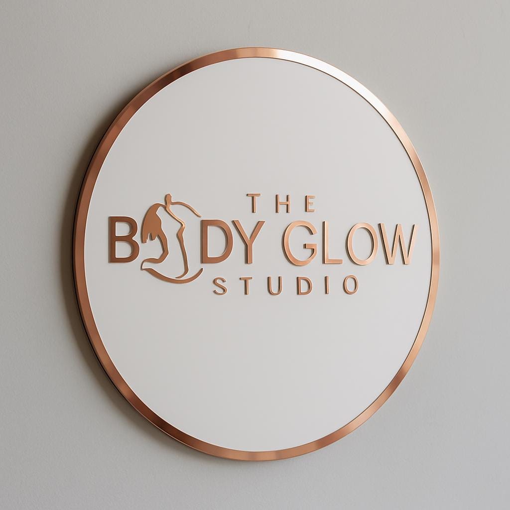 Custom Round Acrylic Salon Sign, Personalized Beauty Studio Wall Logo, Business Name Sign for Esthetician, Spa or Nail Room Decor