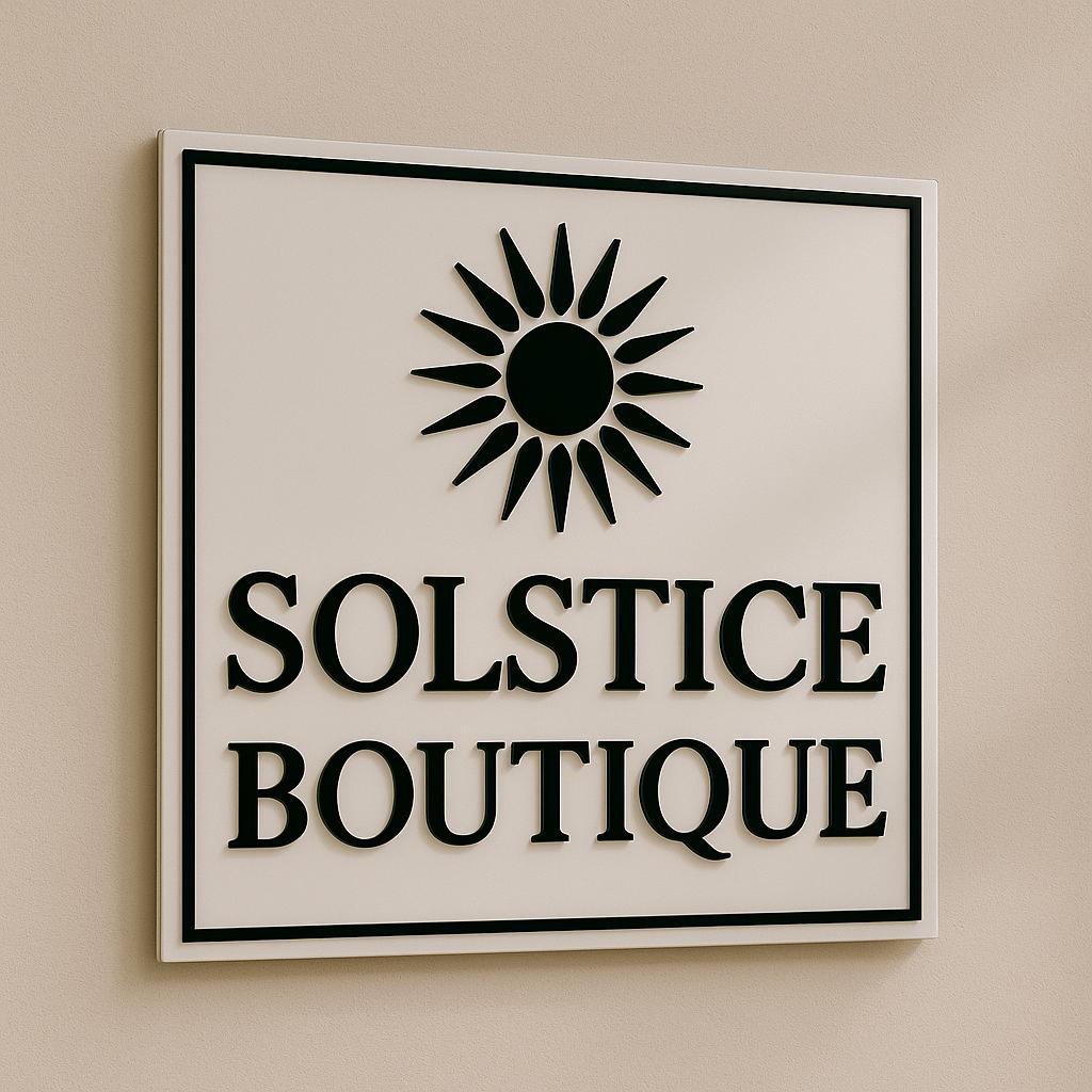 Custom Rectangle Acrylic Salon Sign, Personalized Beauty Studio Wall Logo, Business Name Sign for Esthetician, Spa or Nail Room Decor