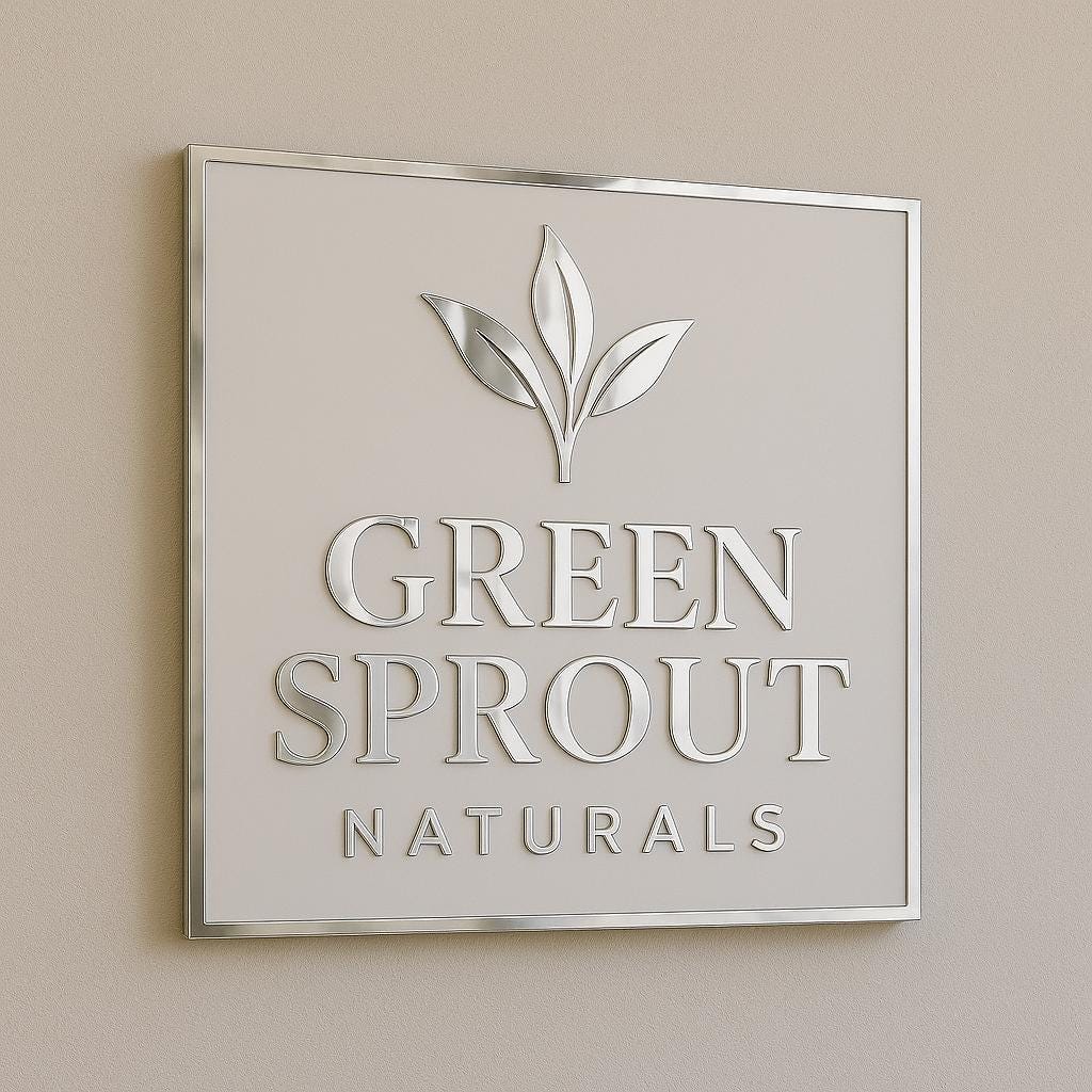 Custom Rectangle Acrylic Salon Sign, Personalized Beauty Studio Wall Logo, Business Name Sign for Esthetician, Spa or Nail Room Decor