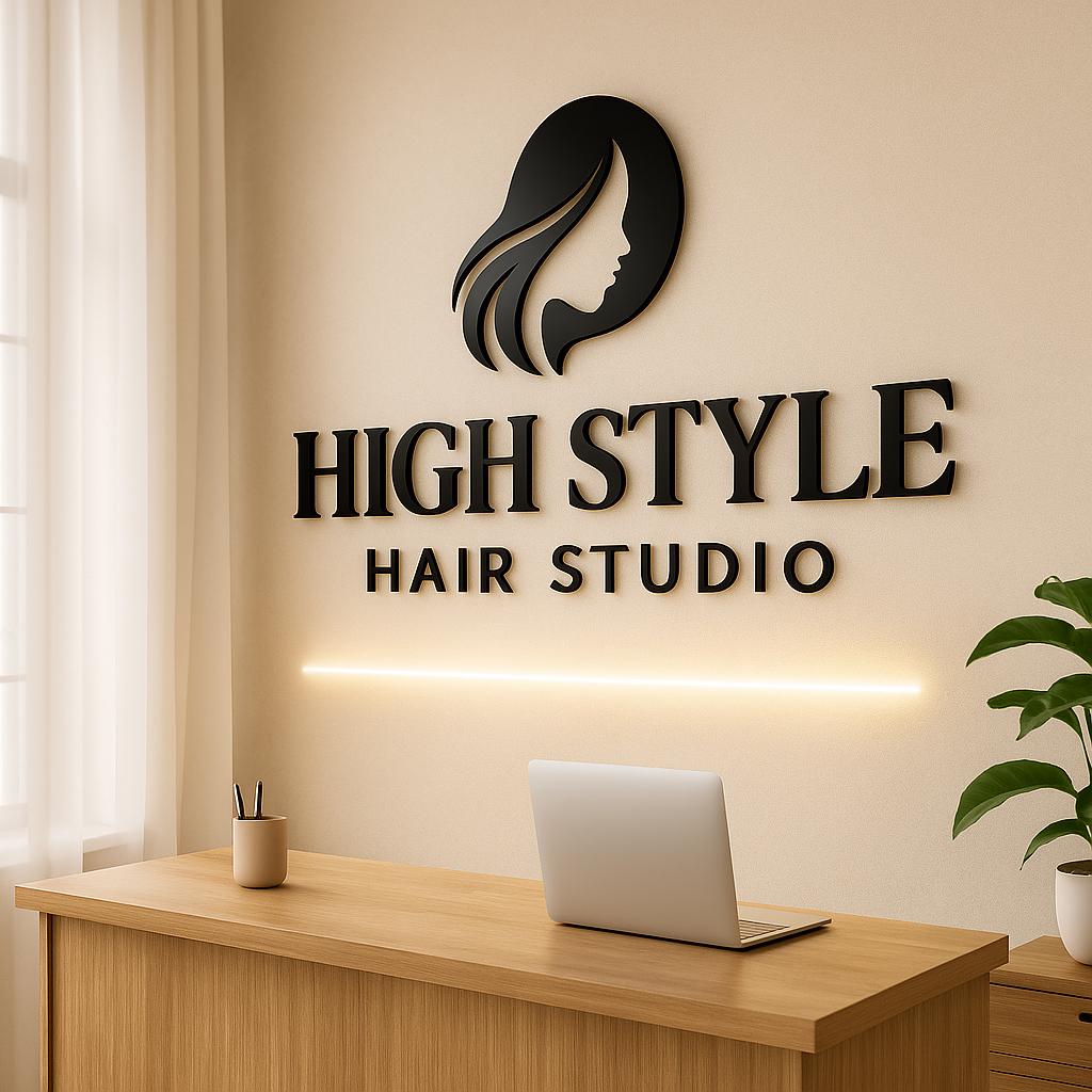 Custom Business Logo Sign, Reception Logo Sign, Beauty Salon Sign, 3D Business Sign, Business Sign, Aesthetic Salon Sign