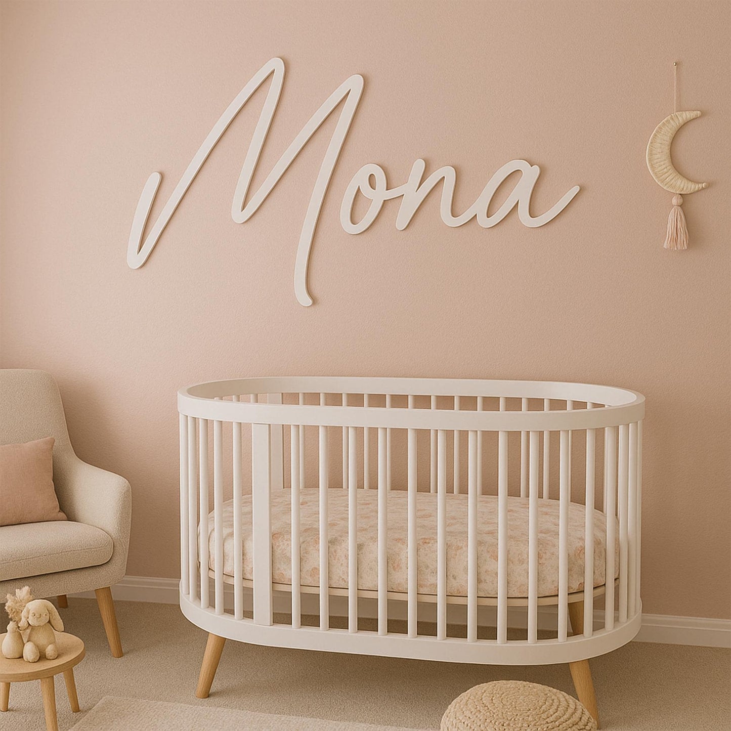 Custom Wood Baby Name Sign | Letter Wall Art | Kids Room Art | Wall Art for Nursery | Baby Name Sign | Kids Room Decor | Wooden Sign | Boho