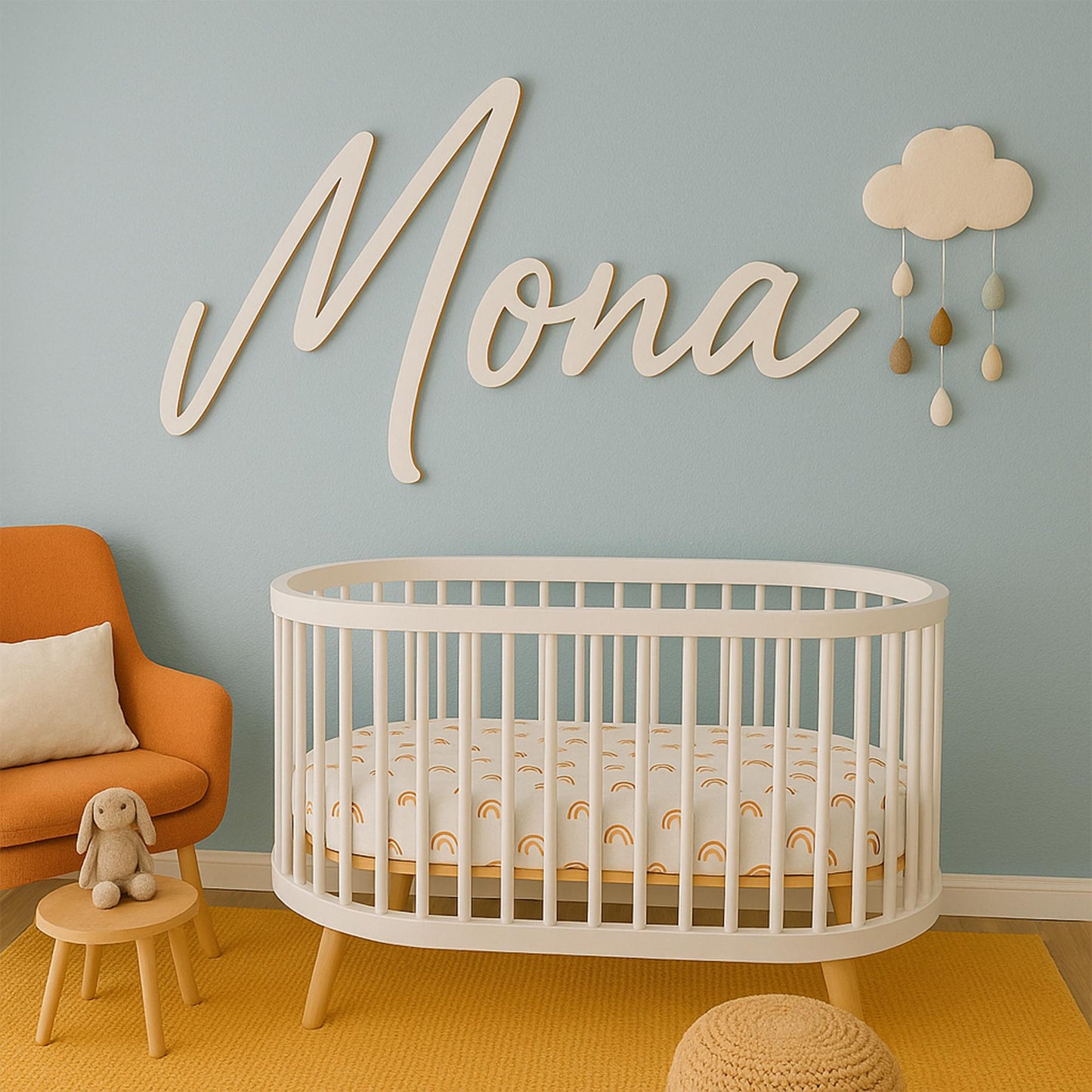 Custom Wood Baby Name Sign | Letter Wall Art | Kids Room Art | Wall Art for Nursery | Baby Name Sign | Kids Room Decor | Wooden Sign | Boho