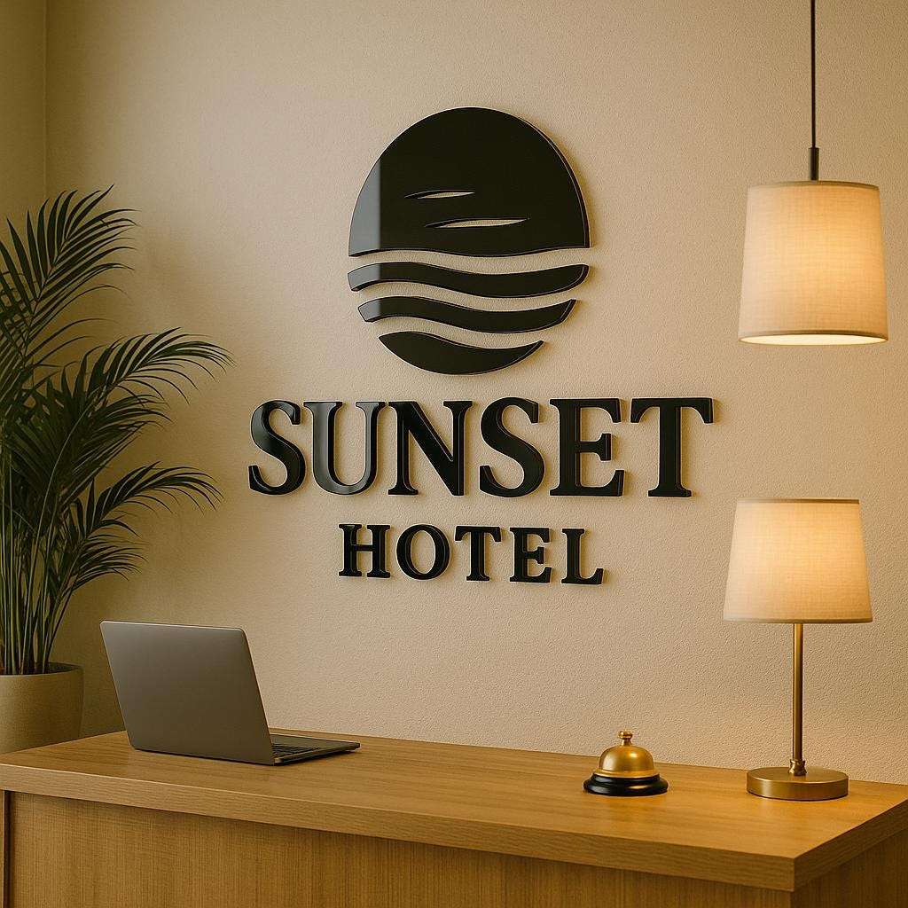 Business Logo Sign, Reception Logo Sign, Beauty Salon Sign, Laser Cut Logo Sign, 3D Business Sign, Business Signboard, Aesthetic Salon Sign