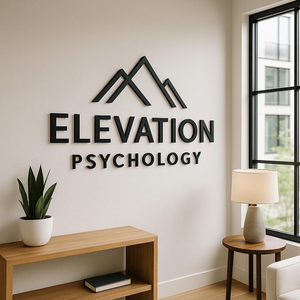 Minimalist Luxury Salon Wall Sign – Custom Acrylic Logo Signage for Hair, Spa, and Beauty Studios with Modern Laser Cut Design