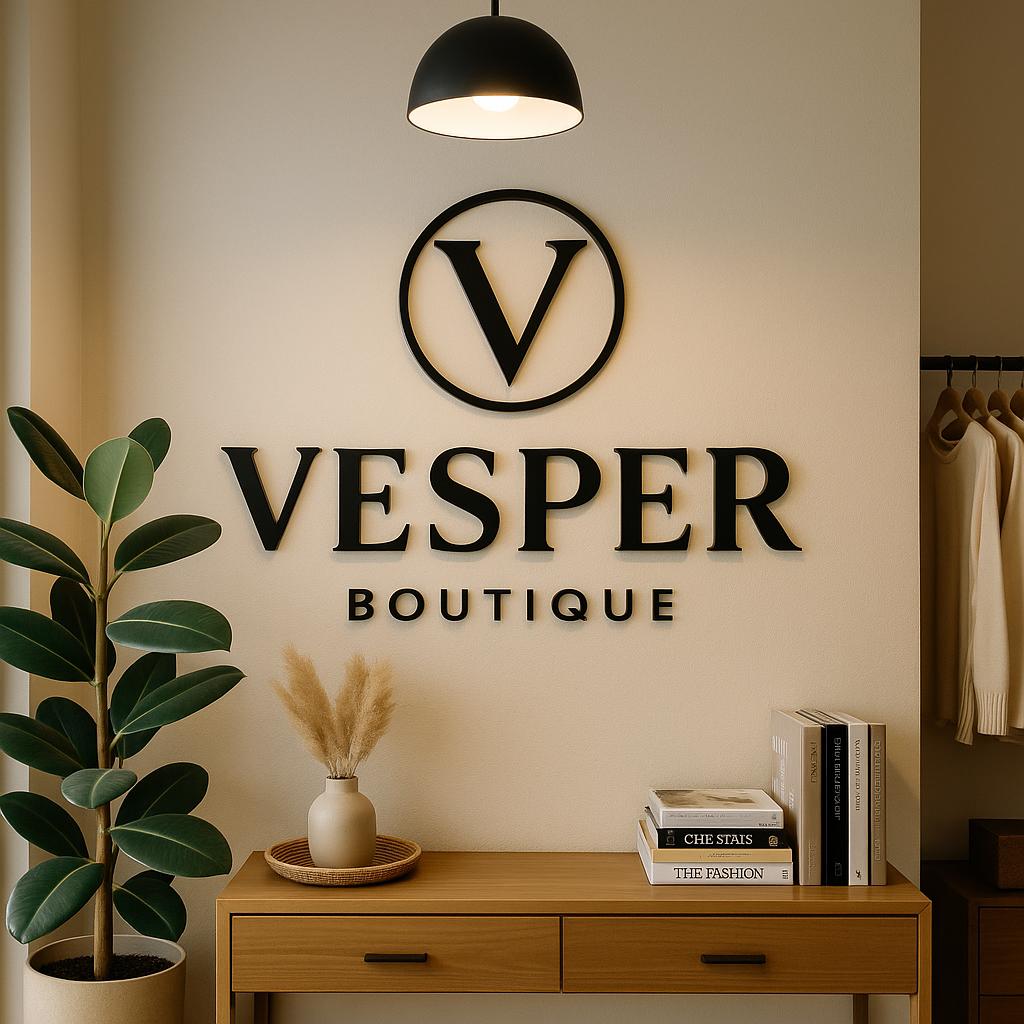 Business Logo Sign, Reception Logo Sign, Beauty Salon Sign, Laser Cut Logo Sign, 3D Business Sign, Business Signboard, Aesthetic Salon Sign
