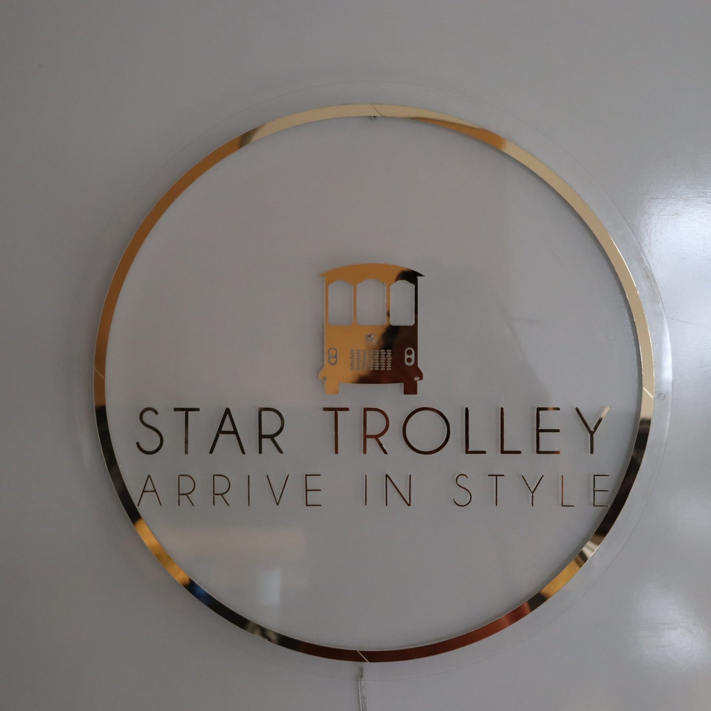 Business Neon Sign | Mirror Neon Sign |  Acrylic Custom Logo Decoration