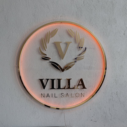 Business Neon Sign | Mirror Neon Sign |  Acrylic Custom Logo Decoration