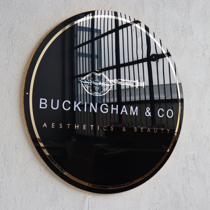 Business Neon Sign | Mirror Neon Sign |  Acrylic Custom Logo Decoration