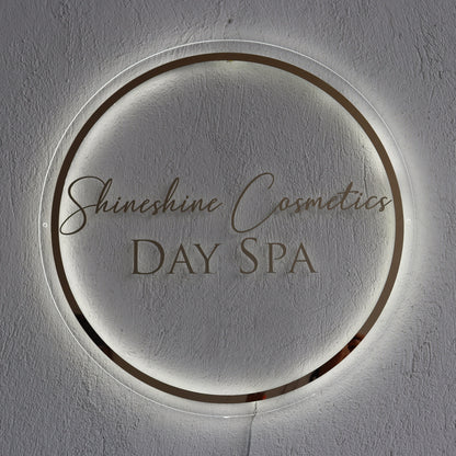 Business Neon Sign | Mirror Neon Sign |  Acrylic Custom Logo Decoration