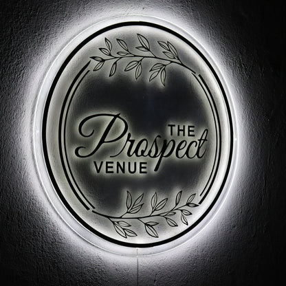 Business Neon Sign | Mirror Neon Sign |  Acrylic Custom Logo Decoration
