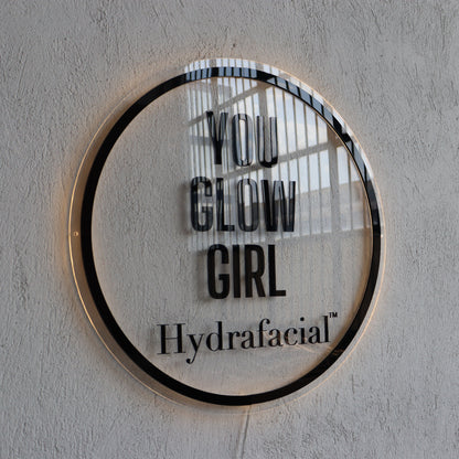 Business Neon Sign | Mirror Neon Sign |  Acrylic Custom Logo Decoration