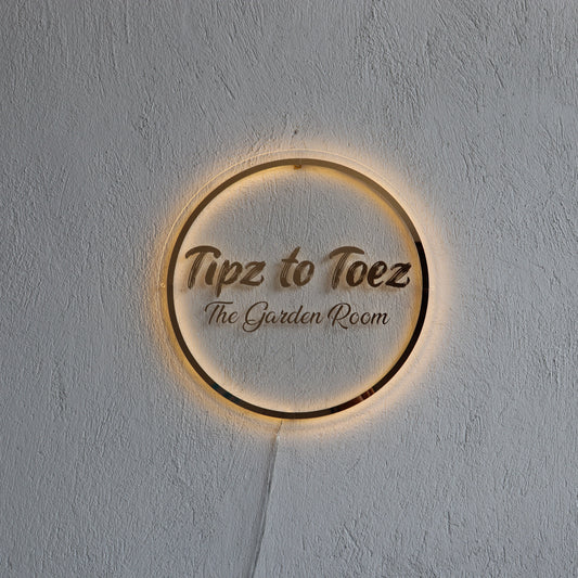 Business Neon Sign | Mirror Neon Sign |  Acrylic Custom Logo Decoration