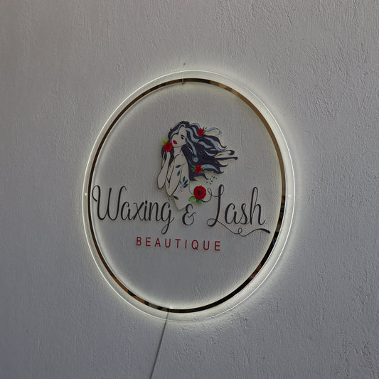 Business Neon Sign | Mirror Neon Sign |  Acrylic Custom Logo Decoration