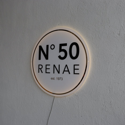 Business Neon Sign | Mirror Neon Sign |  Acrylic Custom Logo Decoration