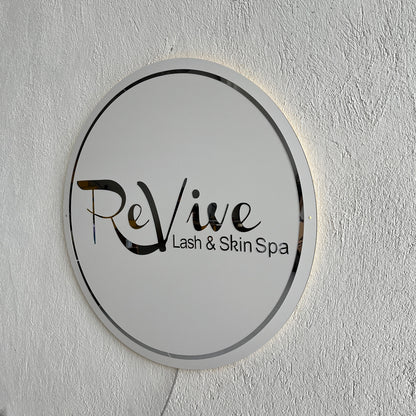 Business Neon Sign | Mirror Neon Sign |  Acrylic Custom Logo Decoration