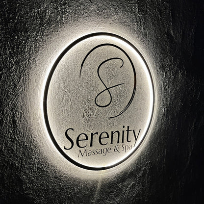 Business Neon Sign | Mirror Neon Sign |  Acrylic Custom Logo Decoration