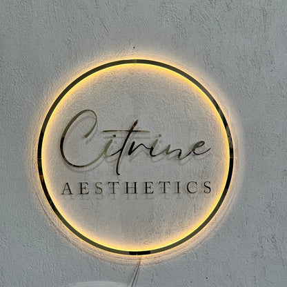 Business Neon Sign | Mirror Neon Sign |  Acrylic Custom Logo Decoration