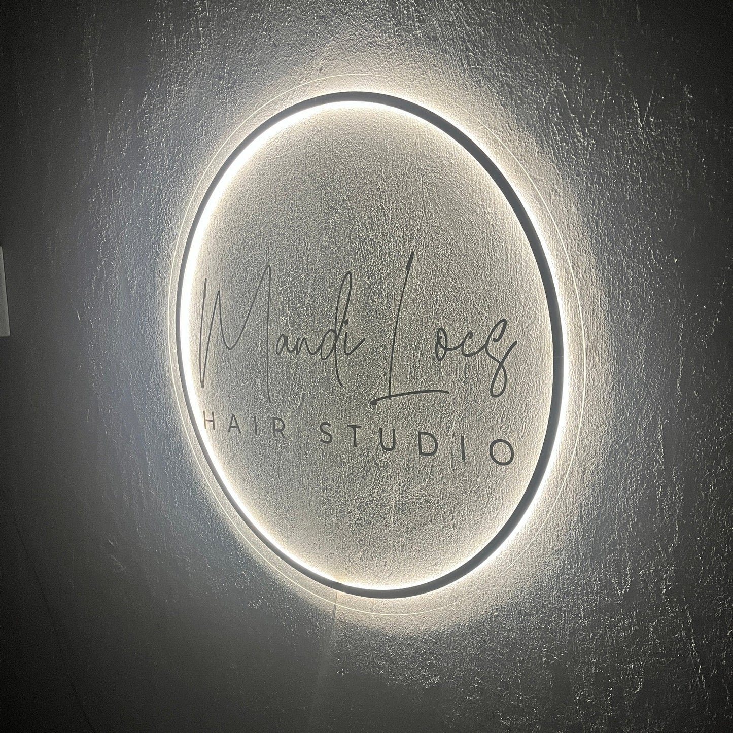 Business Neon Sign | Mirror Neon Sign |  Acrylic Custom Logo Decoration