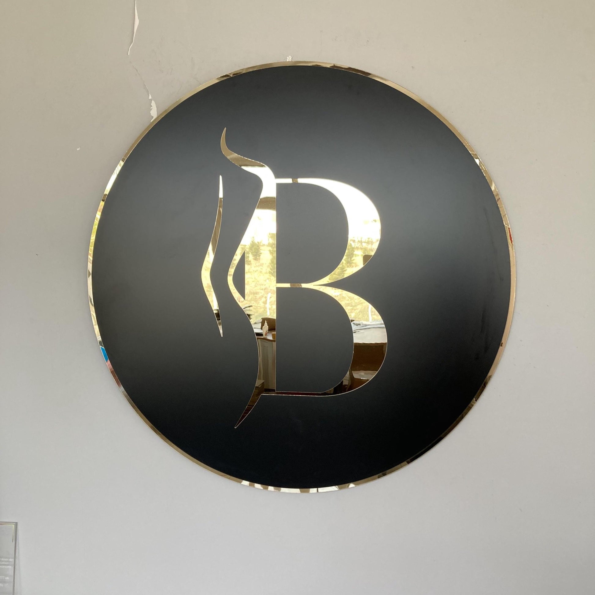 Custom 3D Business Logo Sign, Backlit Acrylic Sign, Personalized Business Name Sign, Salon Wall Decor, Office Sign, Storefront Sign