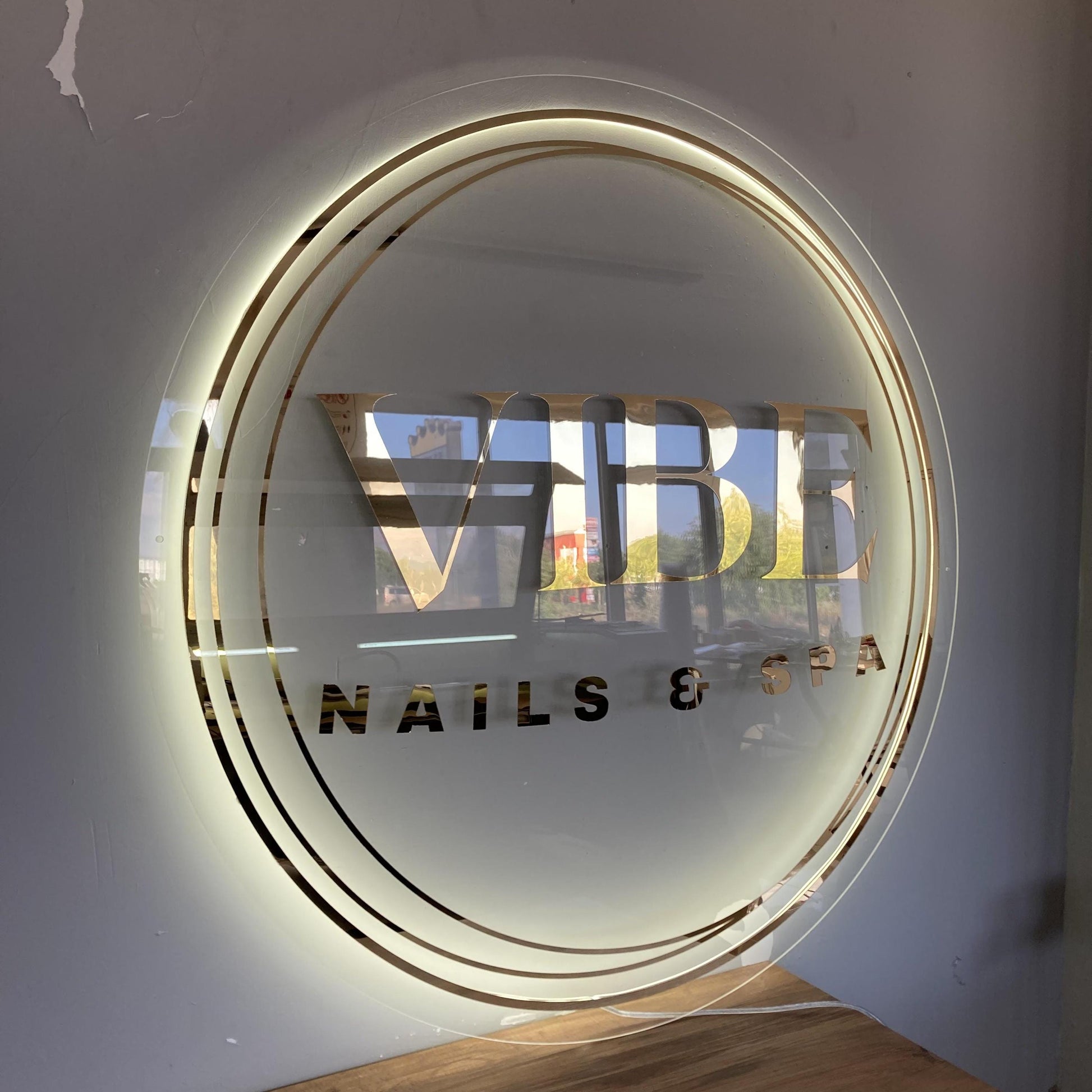 Custom Logo Sign, Business Custom 3D Backlit Acrylic Sign, Personalized Business Name Sign, Salon Wall Decor, Office Sign, Storefront Sign