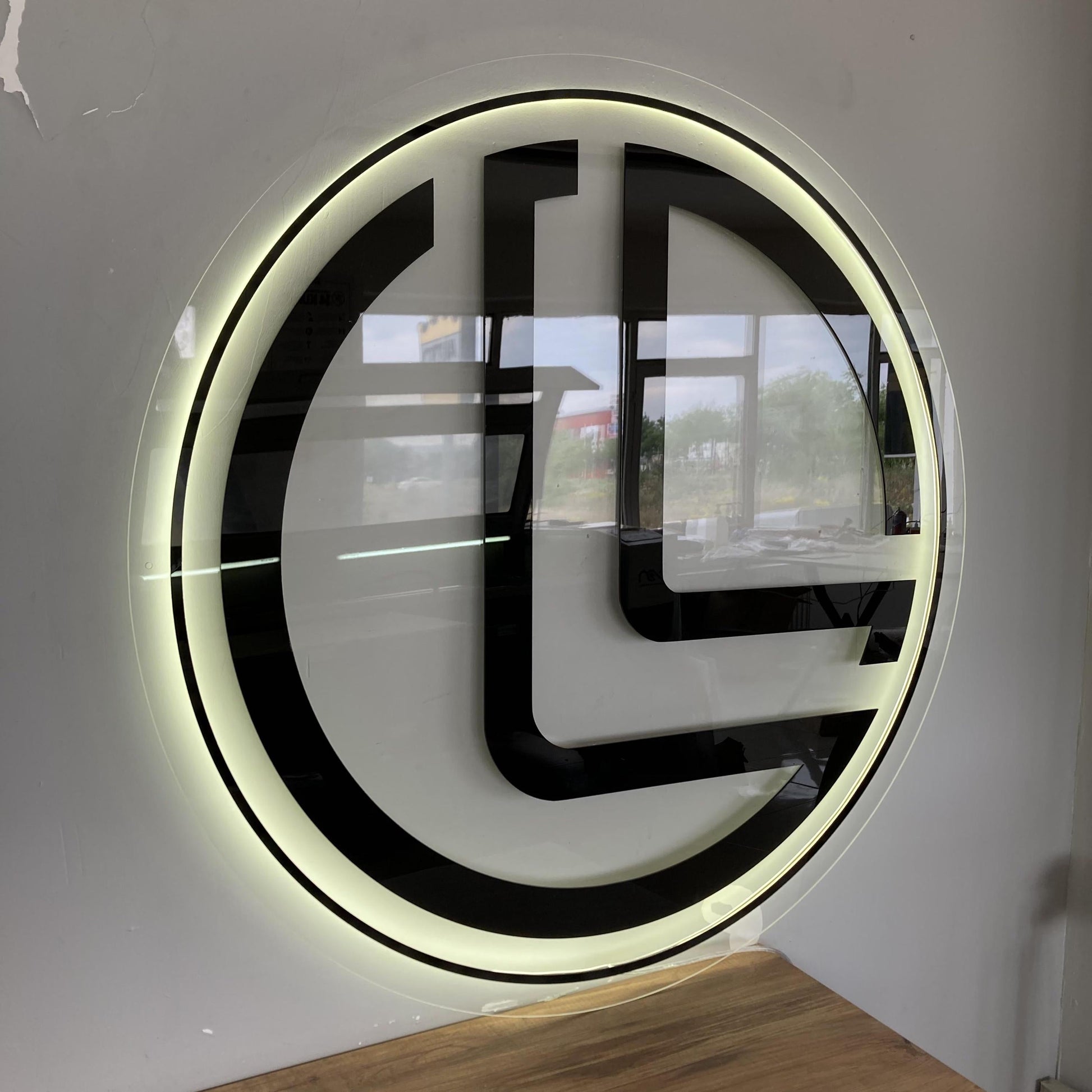 Custom Logo Sign, Business Custom 3D Backlit Acrylic Sign, Personalized Business Name Sign, Salon Wall Decor, Office Sign, Storefront Sign