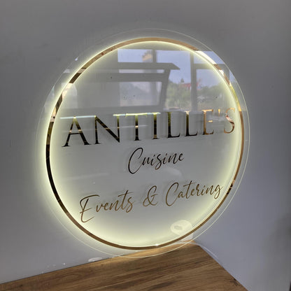Custom Logo Sign, Business Custom 3D Backlit Acrylic Sign, Personalized Business Name Sign, Salon Wall Decor, Office Sign, Storefront Sign