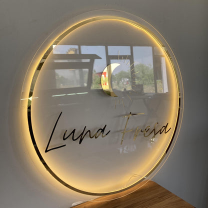 Custom Logo Sign, Business Custom 3D Backlit Acrylic Sign, Personalized Business Name Sign, Salon Wall Decor, Office Sign, Storefront Sign
