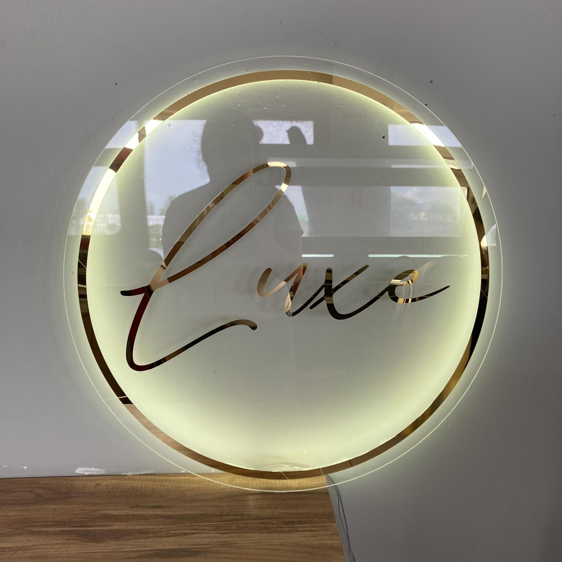 Custom Logo Sign, Business Custom 3D Backlit Acrylic Sign, Personalized Business Name Sign, Salon Wall Decor, Office Sign, Storefront Sign