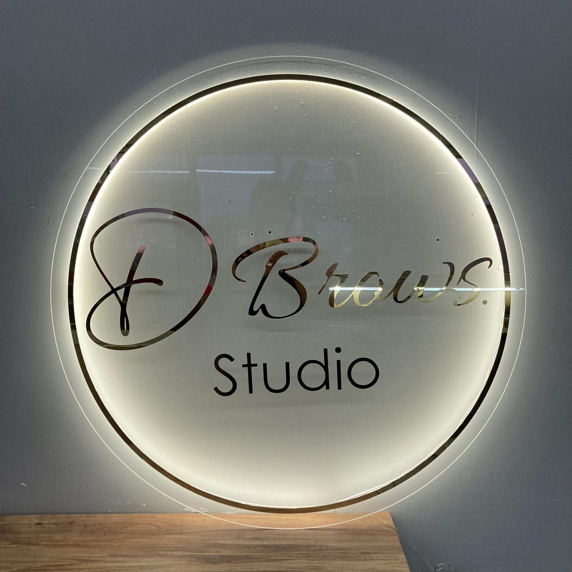 Custom Logo Sign, Business Custom 3D Backlit Acrylic Sign, Personalized Business Name Sign, Salon Wall Decor, Office Sign, Storefront Sign