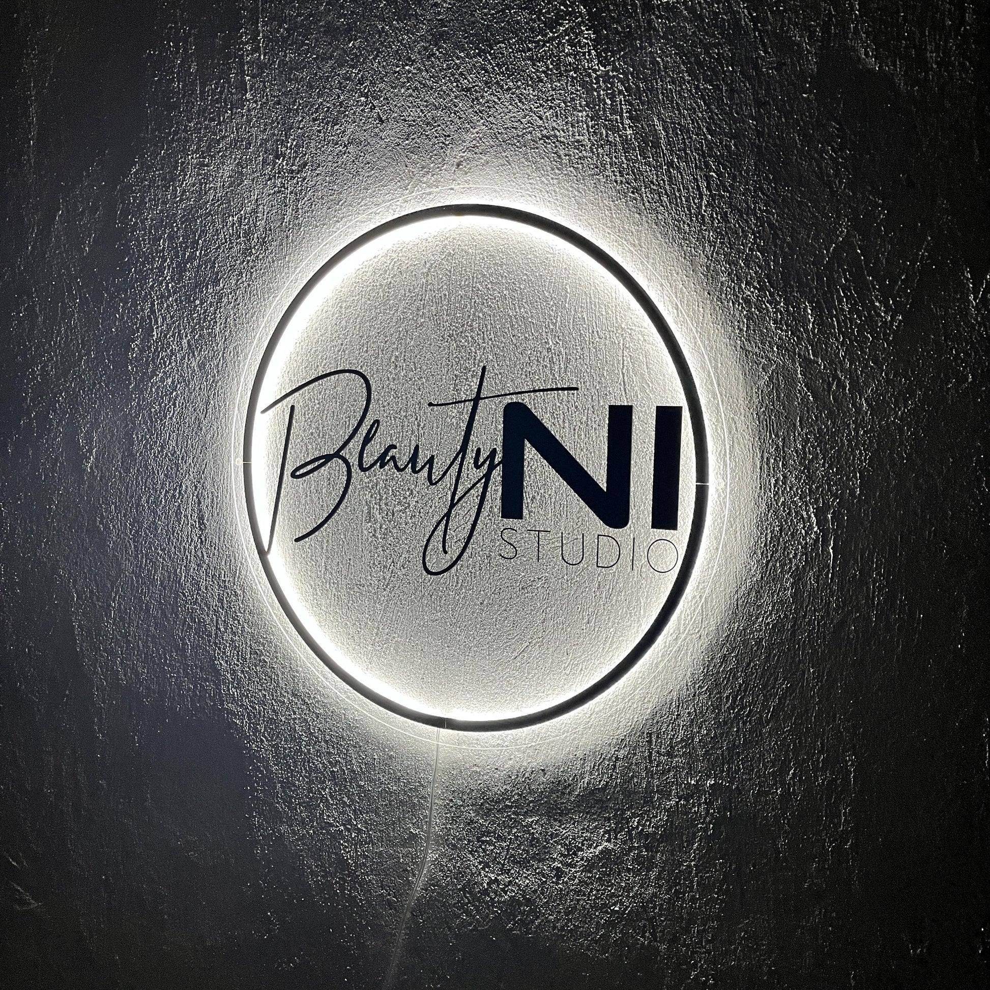 Custom Neon Sign, Backlit Acrylic Sign, Personalized Business Name Sign, Salon Wall Decor, Office Sign, Storefront Sign