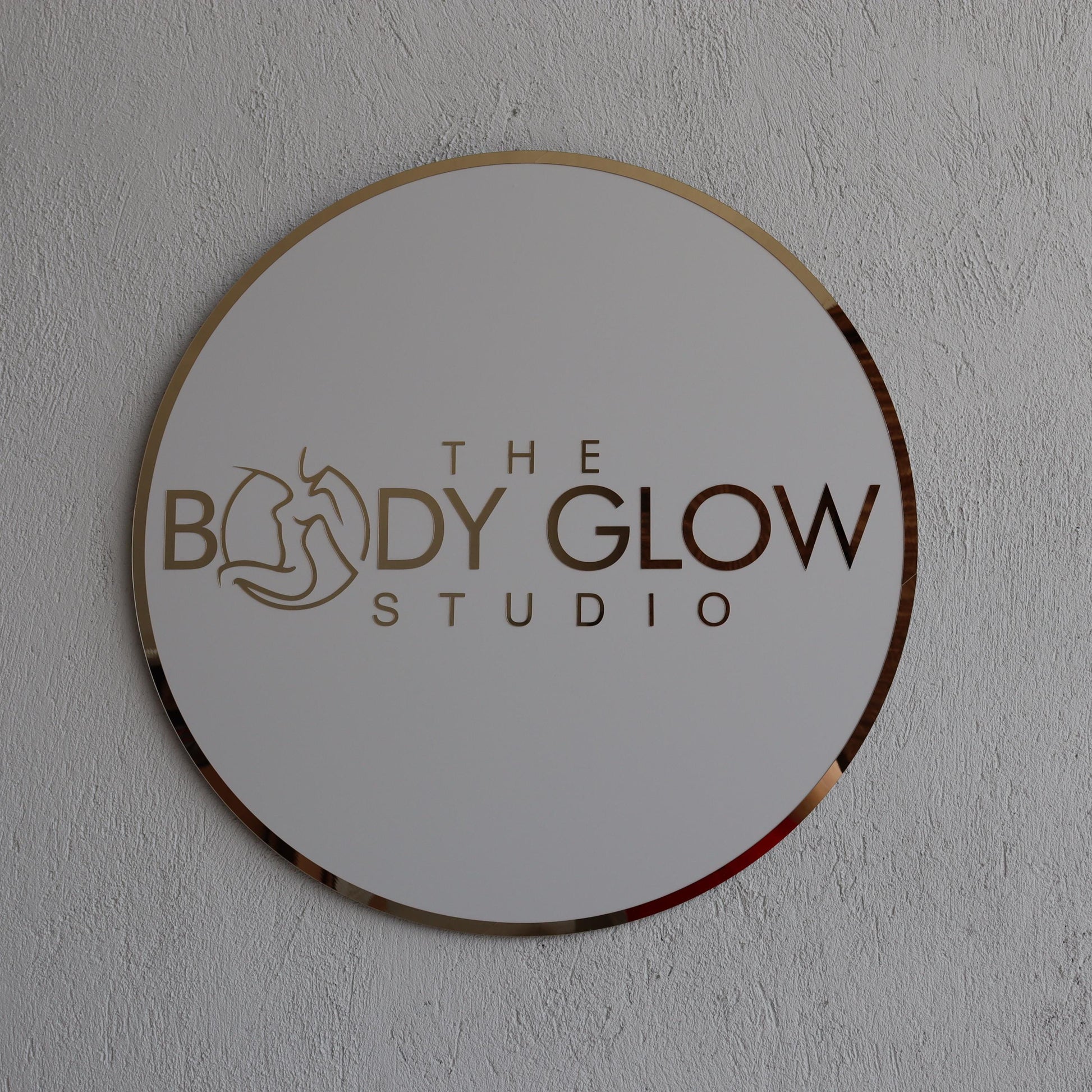 Business Mirror Logo Sign, Custom 3D Acrylic Sign, Modern Office Wall Decor, Personalized Company Logo, Reception Desk Sign