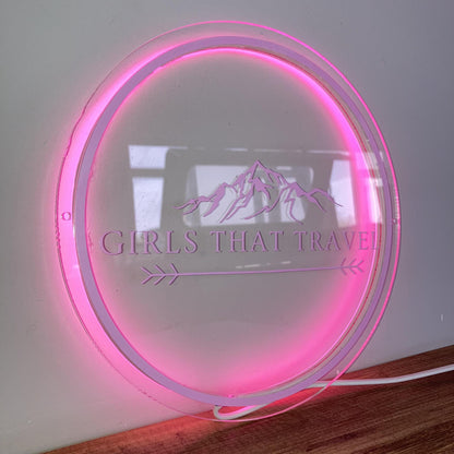 Custom 3D Business Logo Sign, Backlit Acrylic Sign, Personalized Business Name Sign, Salon Wall Decor, Office Sign, Storefront Sign