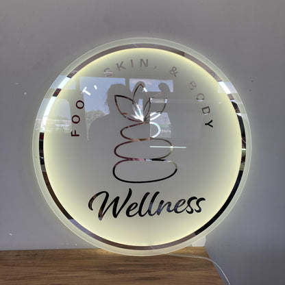 Custom Logo Sign, Business Custom 3D Backlit Acrylic Sign, Personalized Business Name Sign, Salon Wall Decor, Office Sign, Storefront Sign